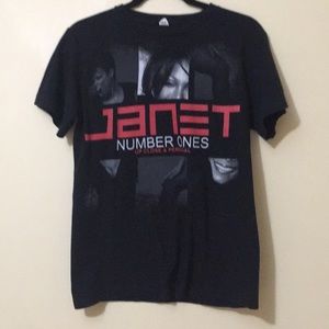 Janet Jackson Number Ones 2011 Concert Tour TShirt